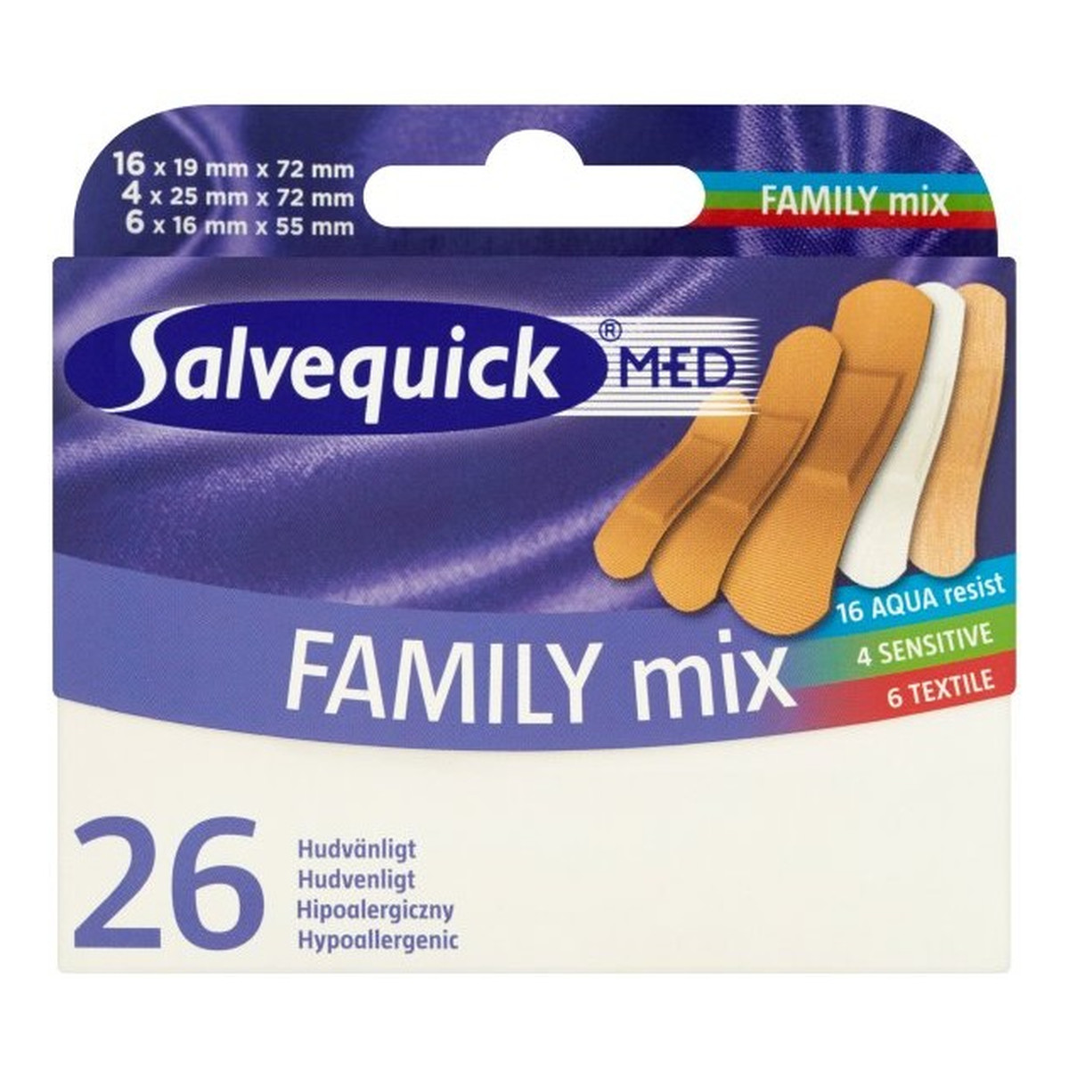 Salvequick Family Mix Plastry 26szt