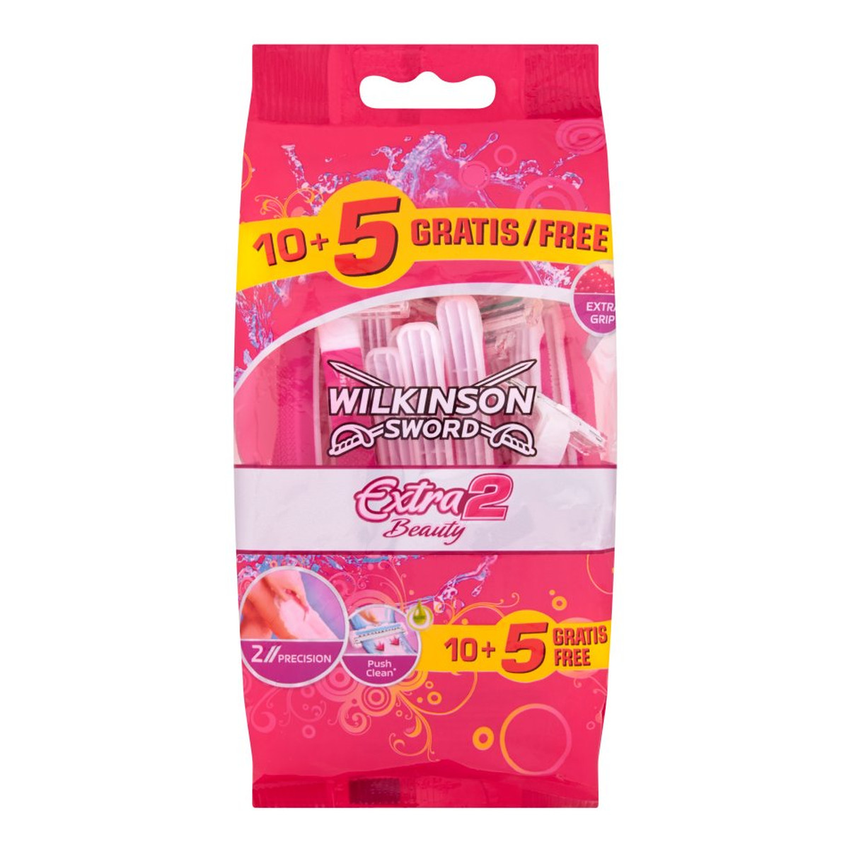 Wilkinson Extra2 Beauty Jednorazowe maszynki do golenia 15 sztuk