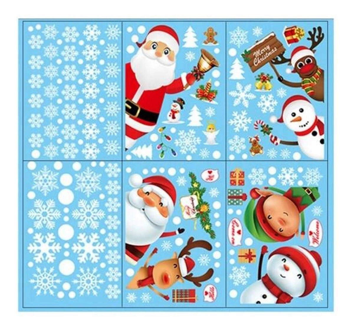 Naklejki świąteczne na okno Boże Narodzenie