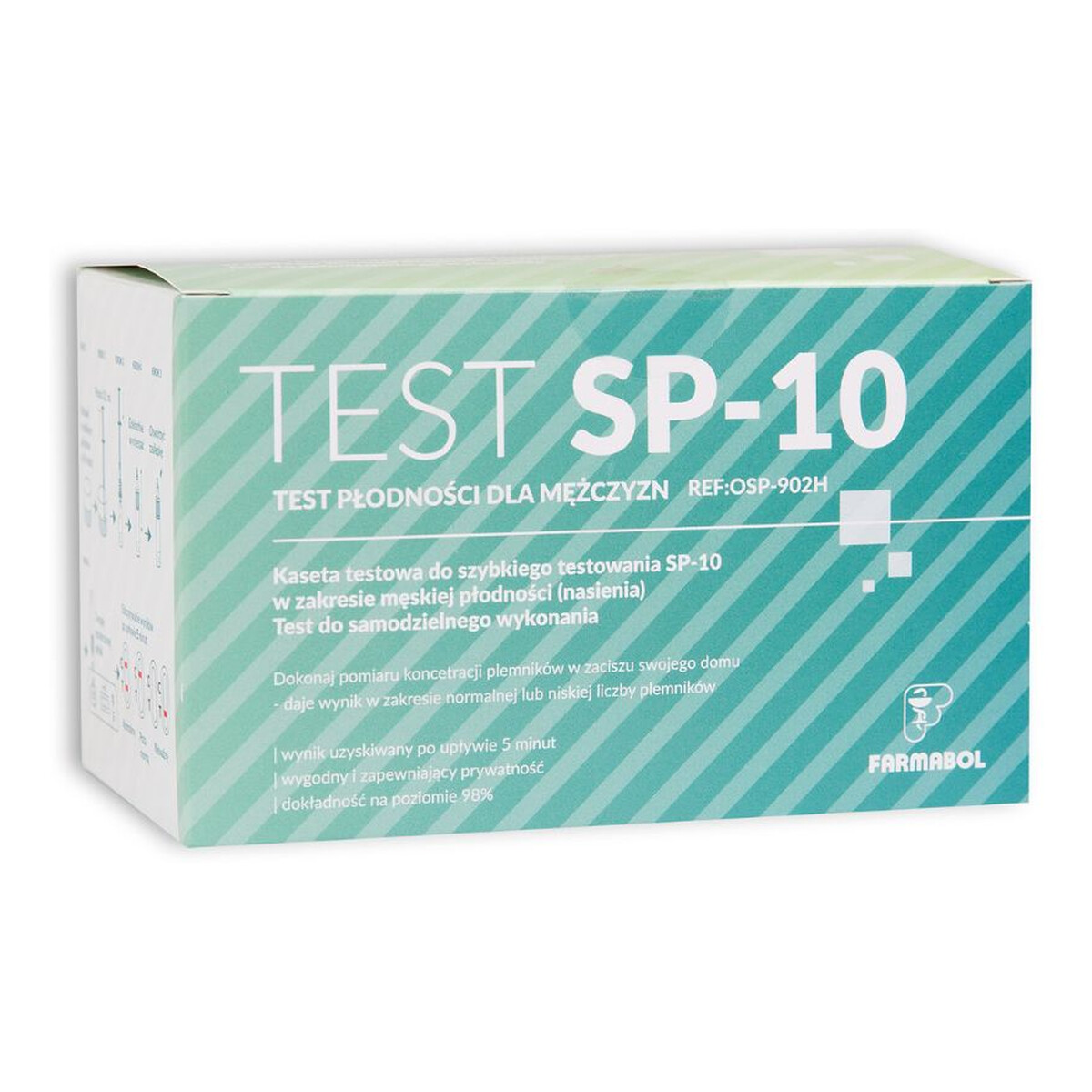 Farmabol Test sp-10 test płodności dla mężczyzn 1szt
