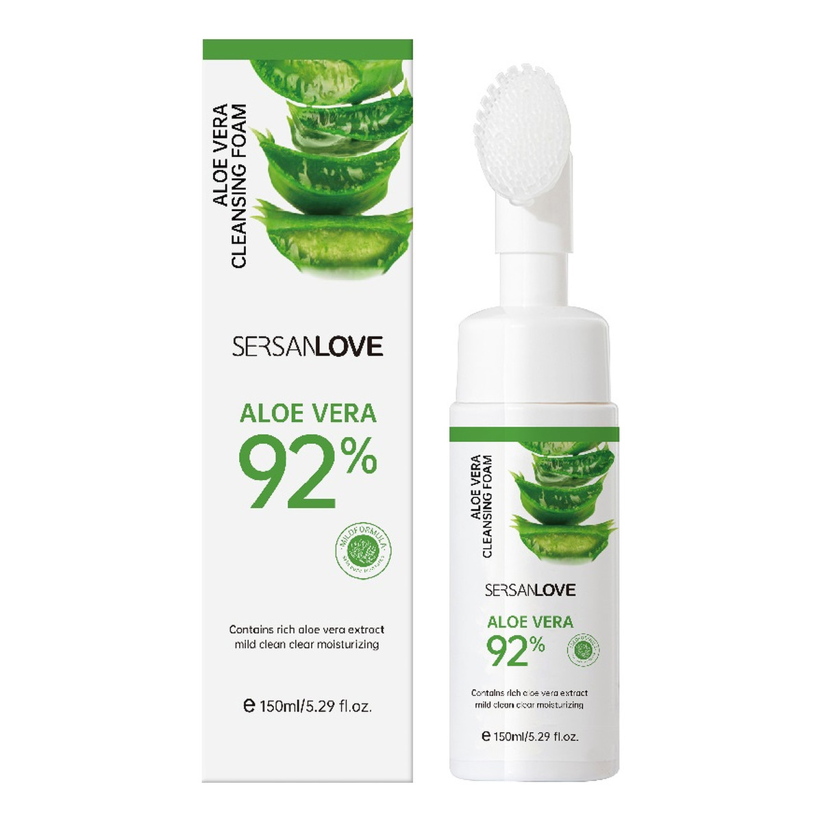 Sersanlove Pianka do mycia twarzy z aloesem 150ml