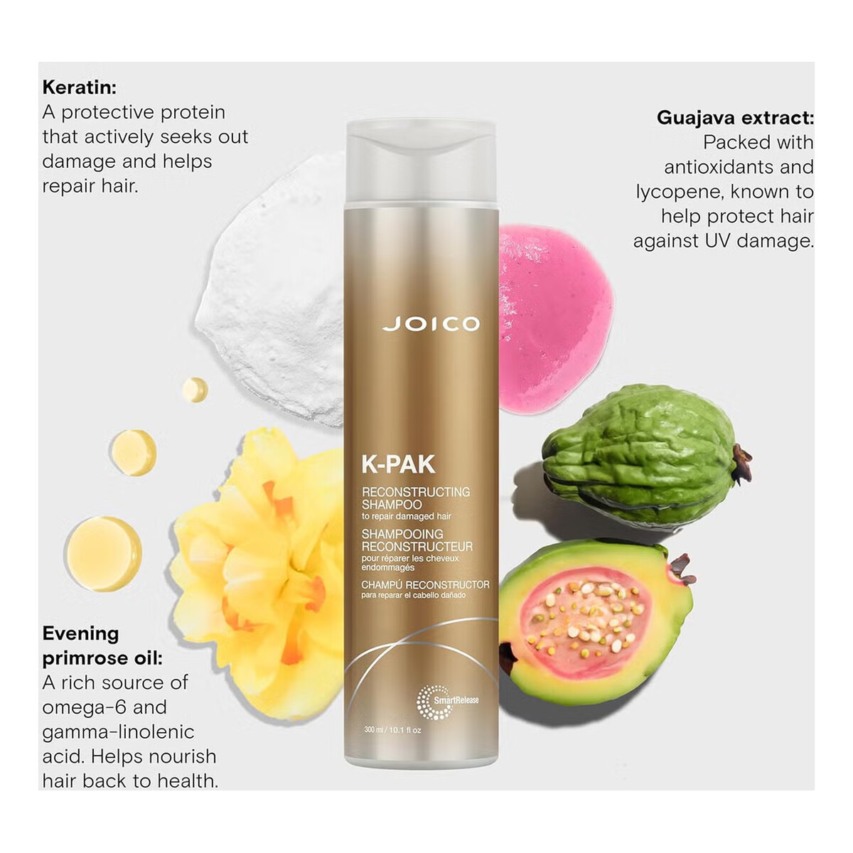 Joico K-Pak Reconstructing Szampon odbudowujący do włosów 300ml