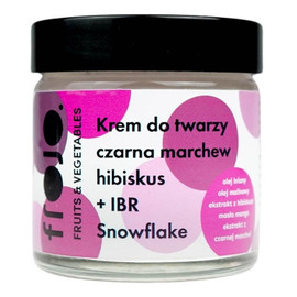Krem do twarzy Czarna marchew + Hibiskus + IBR Snowflake
