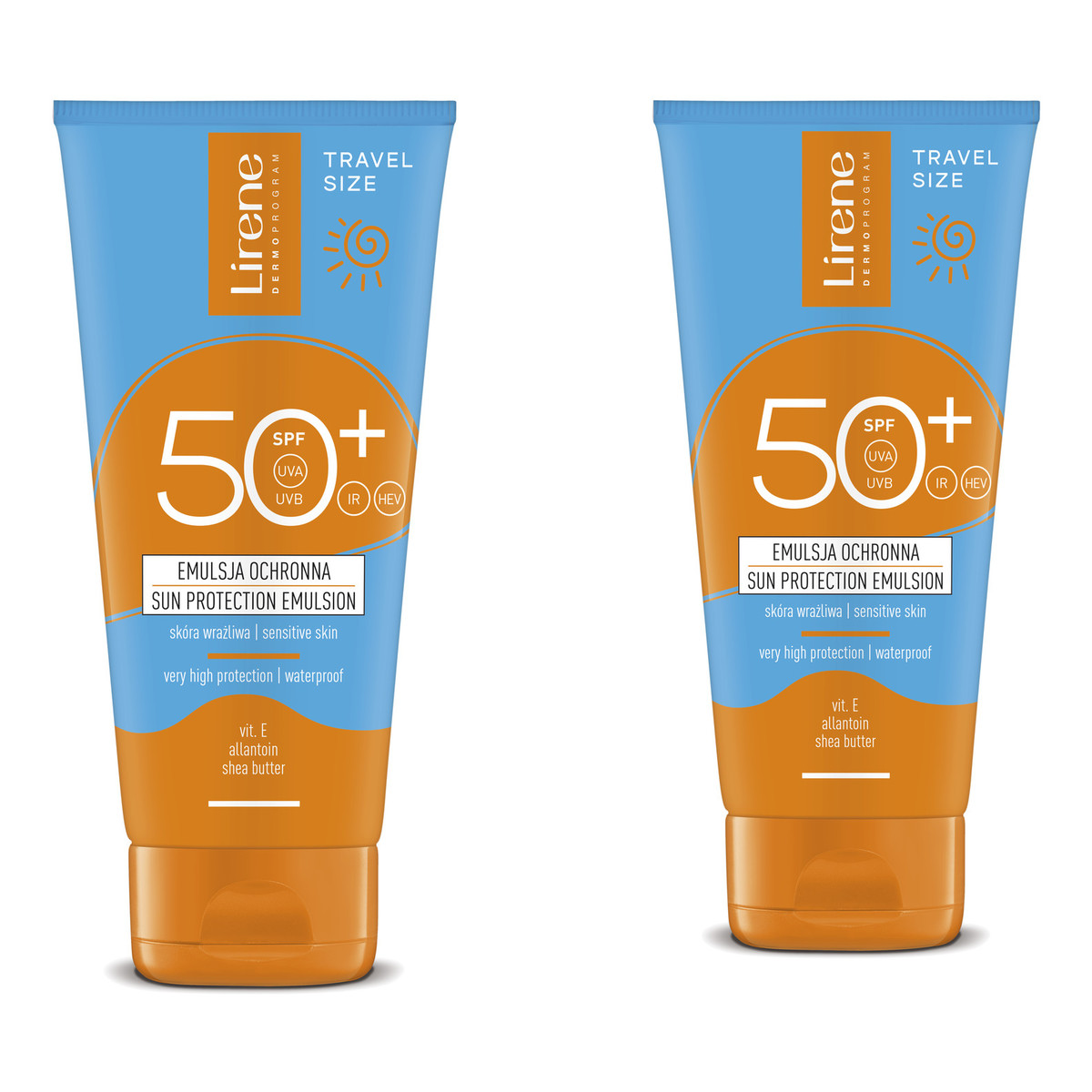 Lirene Sun Emulsja ochronna spf 50+ 2x90ml