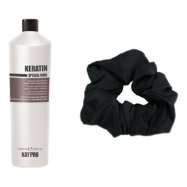 Szampon do włosów regenerujący + Gumka satynowa