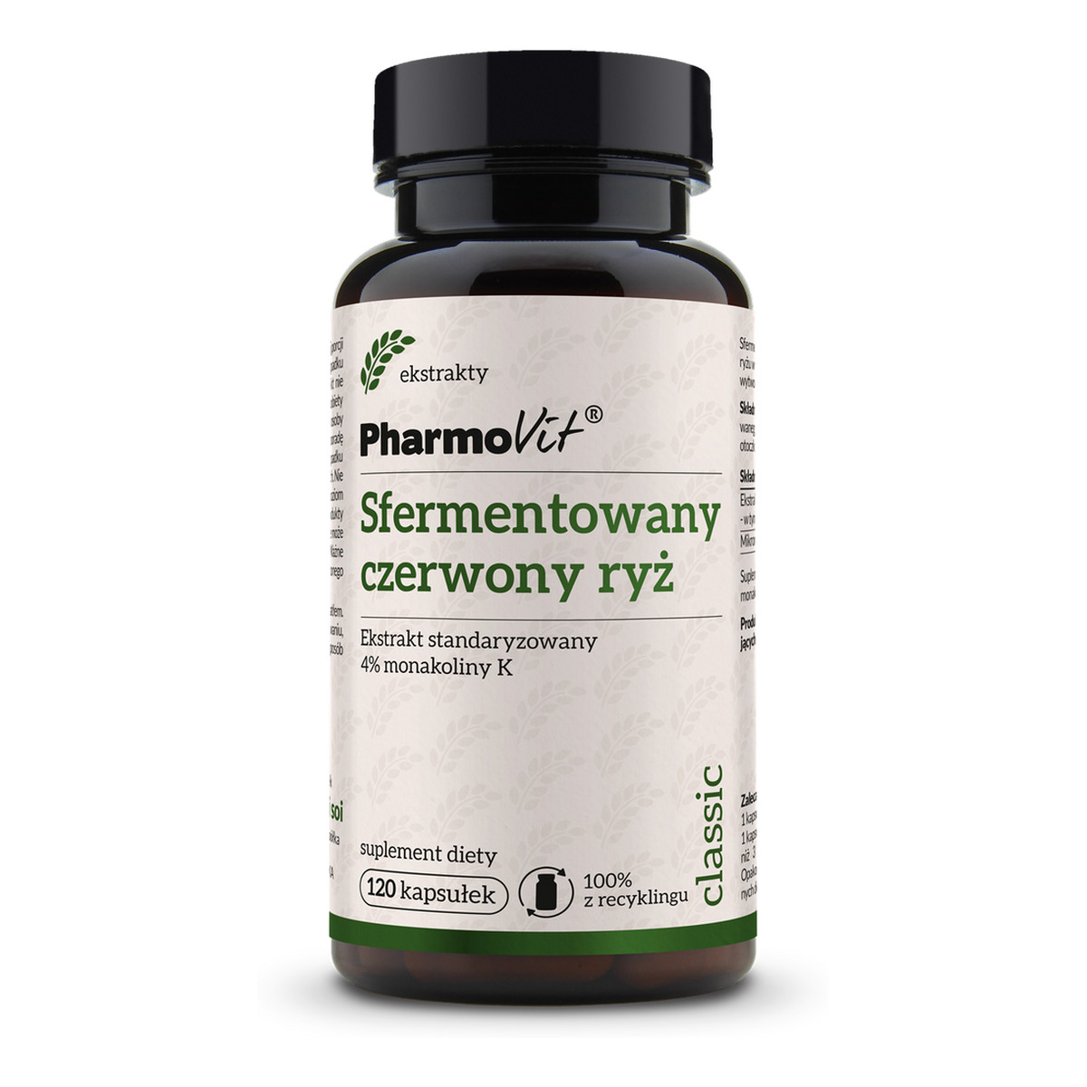 Pharmovit Sfermentowany czerwony ryż suplement diety 120 kapsułek