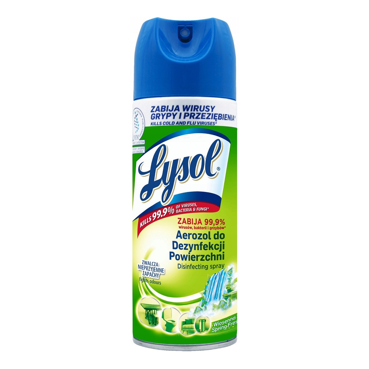 Lysol Aerozol do dezynfekcji powierzchni Wiosenna Świeżość 400ml