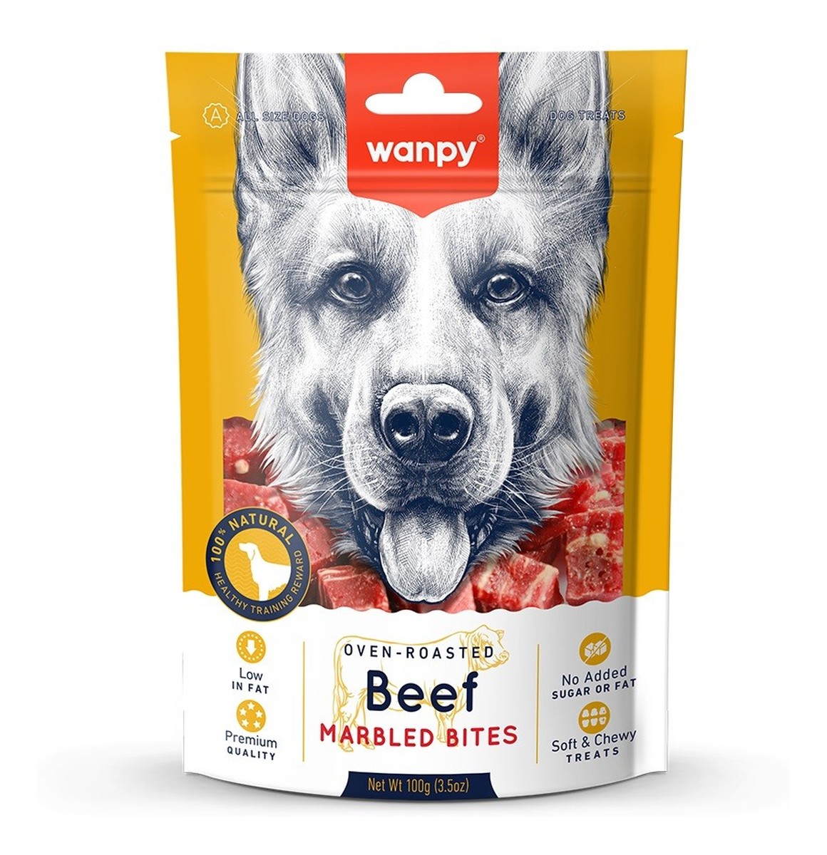 Dogs przekąski dla psów beef-kąski z wołowiny