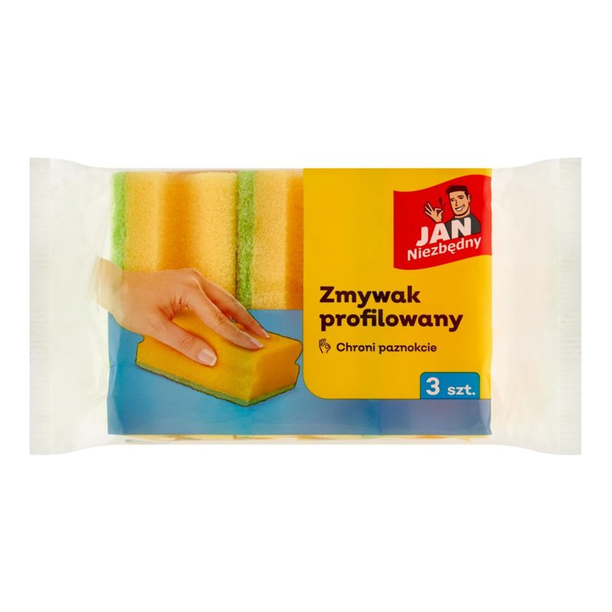 Jan Niezbędny Sarantis Jan Niezbędny Zmywak profilowany 3szt