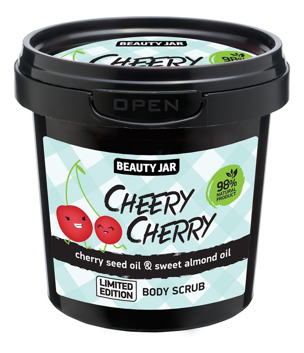 Cherry cherry peeling do ciała z olejkiem z pestek wiśni i olejkiem ze słodkich migdałów