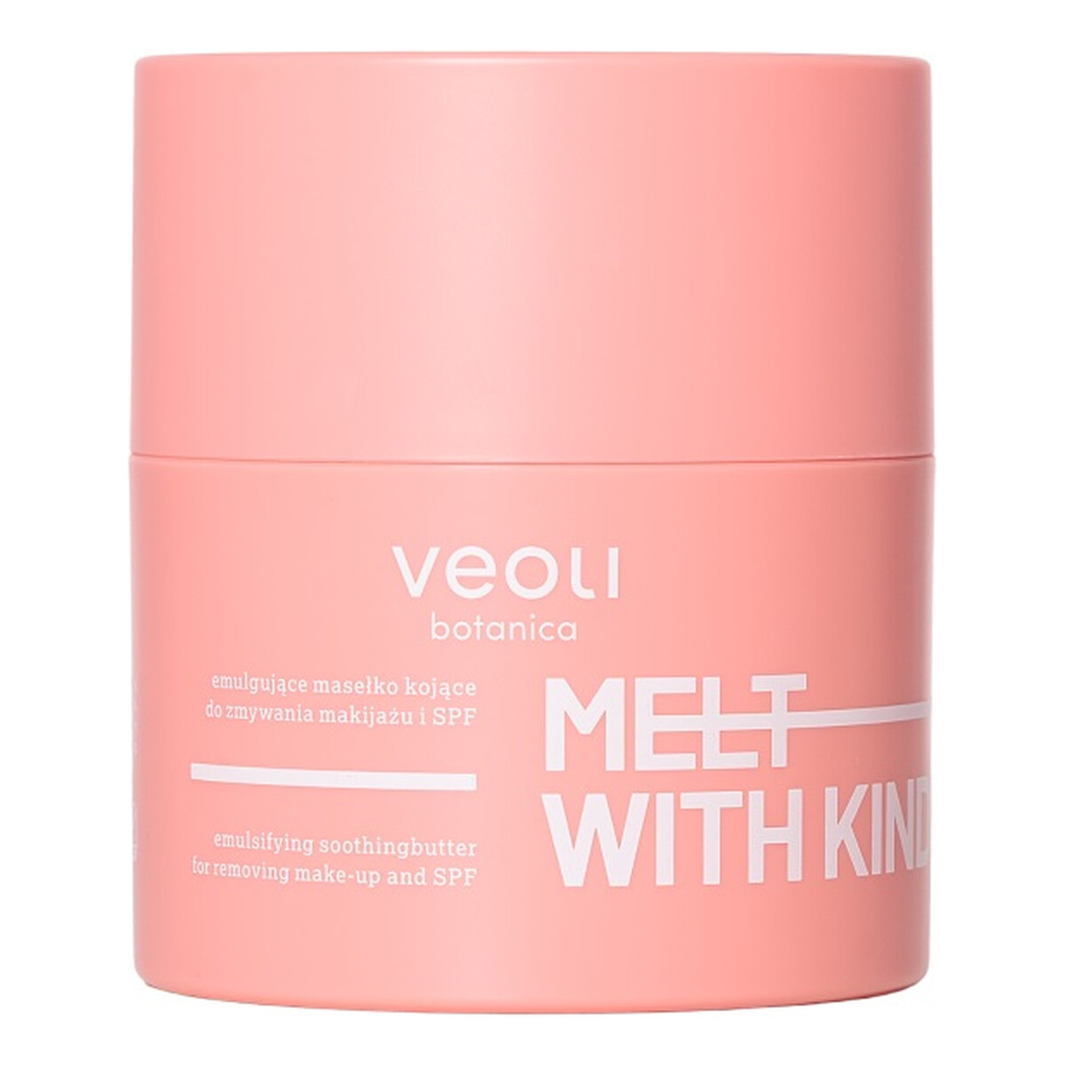 Veoli Botanica Melt with kindness emulgujące masełko łagodzące do zmywania makijażu i spf do skóry naczyniowej 40g