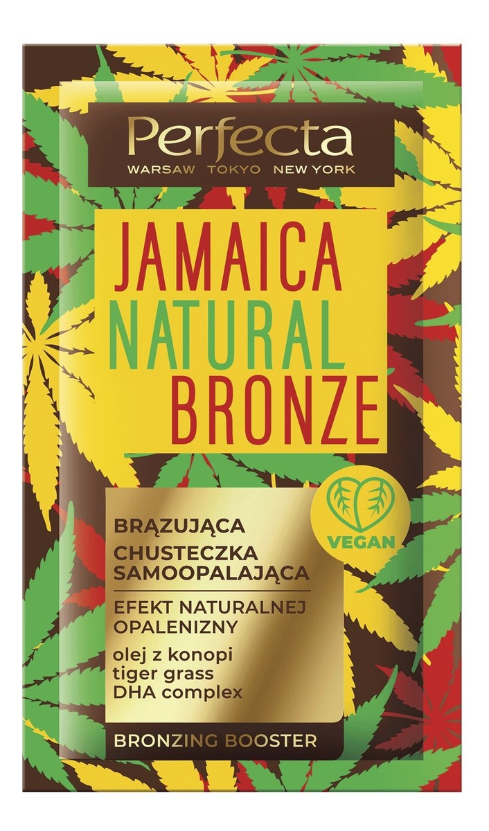 Jamaica Natural Bronze Brązująca Chusteczka samoopalająca
