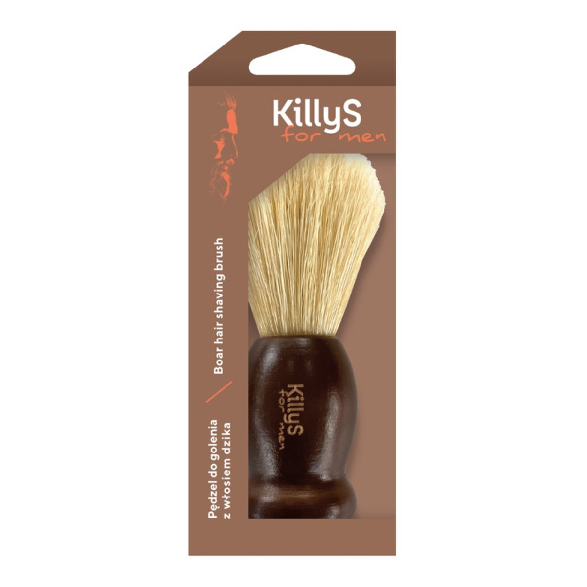 KillyS For Men Boar Hair Shaving Brush Pędzel do golenia z włosiem dzika
