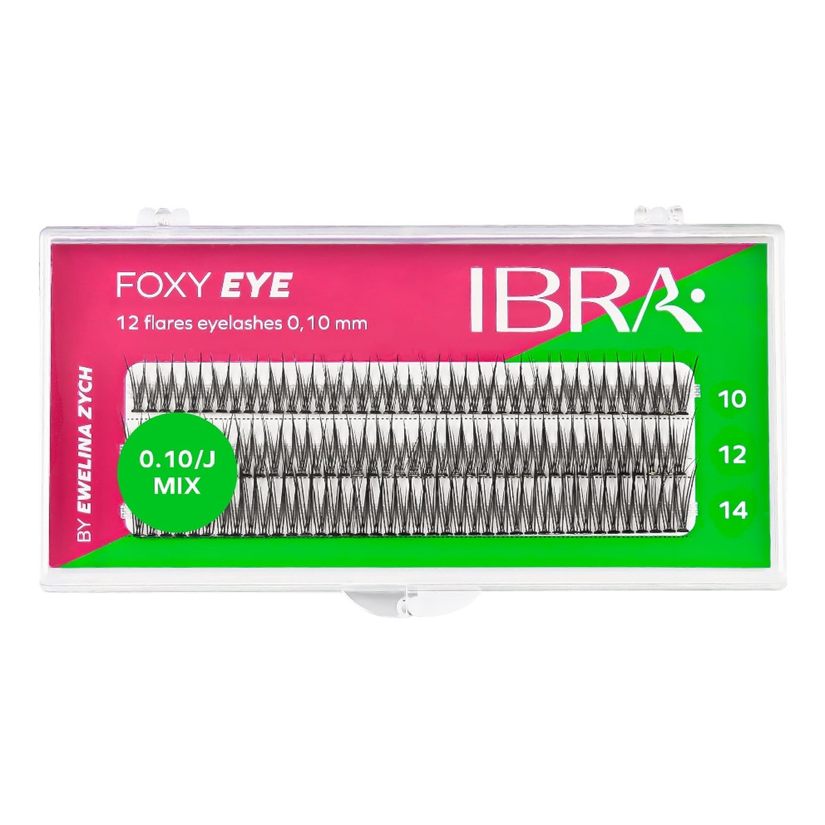 Ibra Foxy eye kępki rzęs mix 120szt.