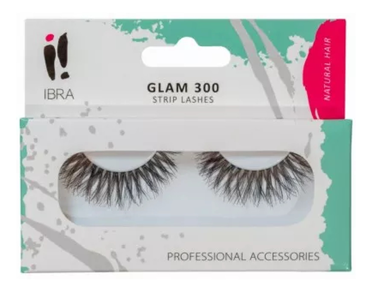 Para sztucznych rzęs na pasku Glam 300 Black