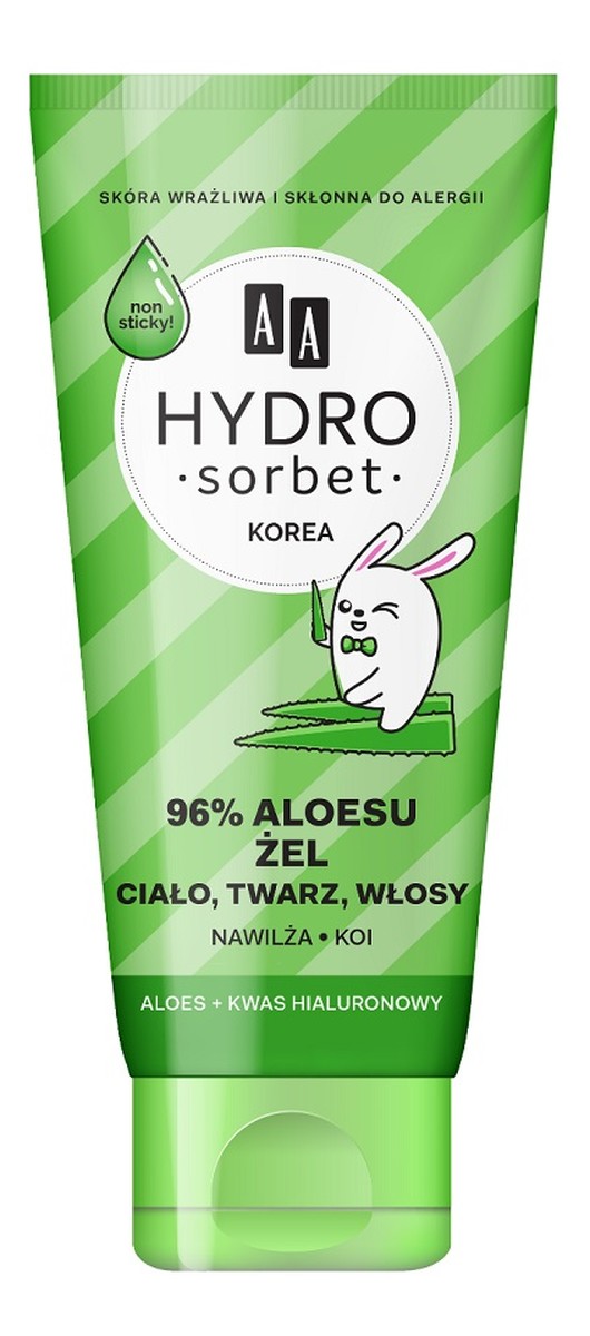 96% aloesu żel uniwersalny