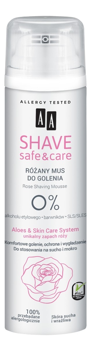 Safe&Care mus do golenia Rose