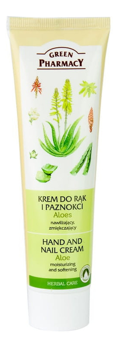 Krem do rąk i paznokci nawilżający zmiękczający Aloes