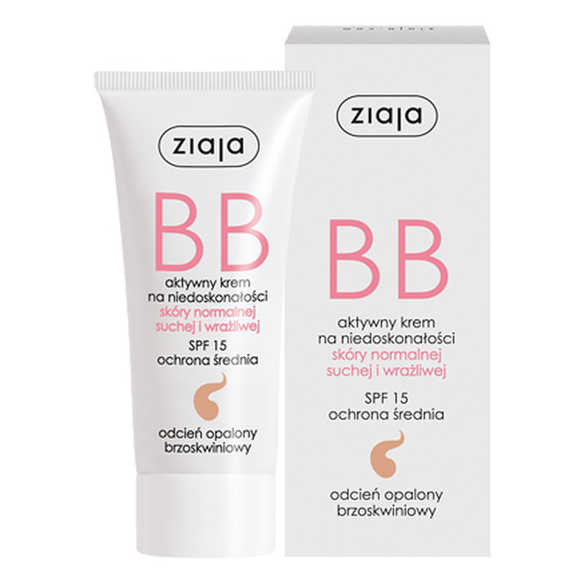 Ziaja BB Aktywny Krem Na Niedoskonałości SPF15 50ml