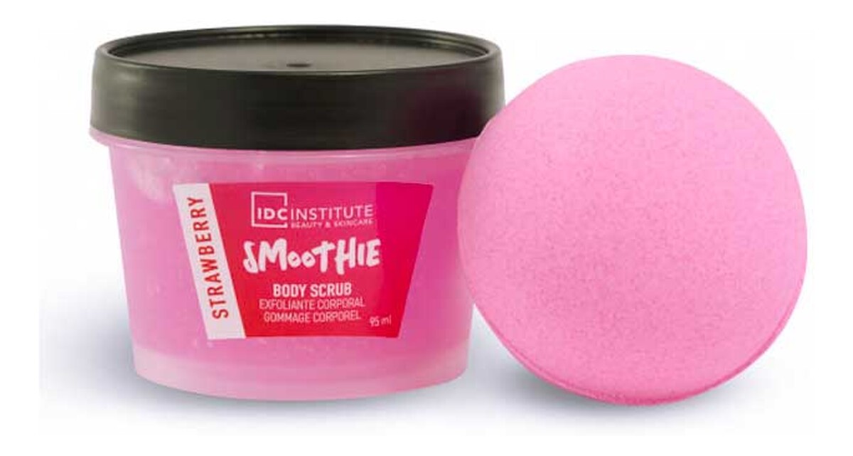 Strawberry Smoothie Mini Zestaw do Kąpieli Kula i Scrub Truskawkowy Zapach