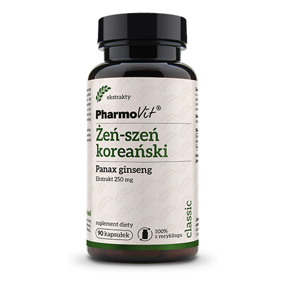 Pharmovit Żeń-szeń koreański Panax ginseng suplement diety 90 kapsułek