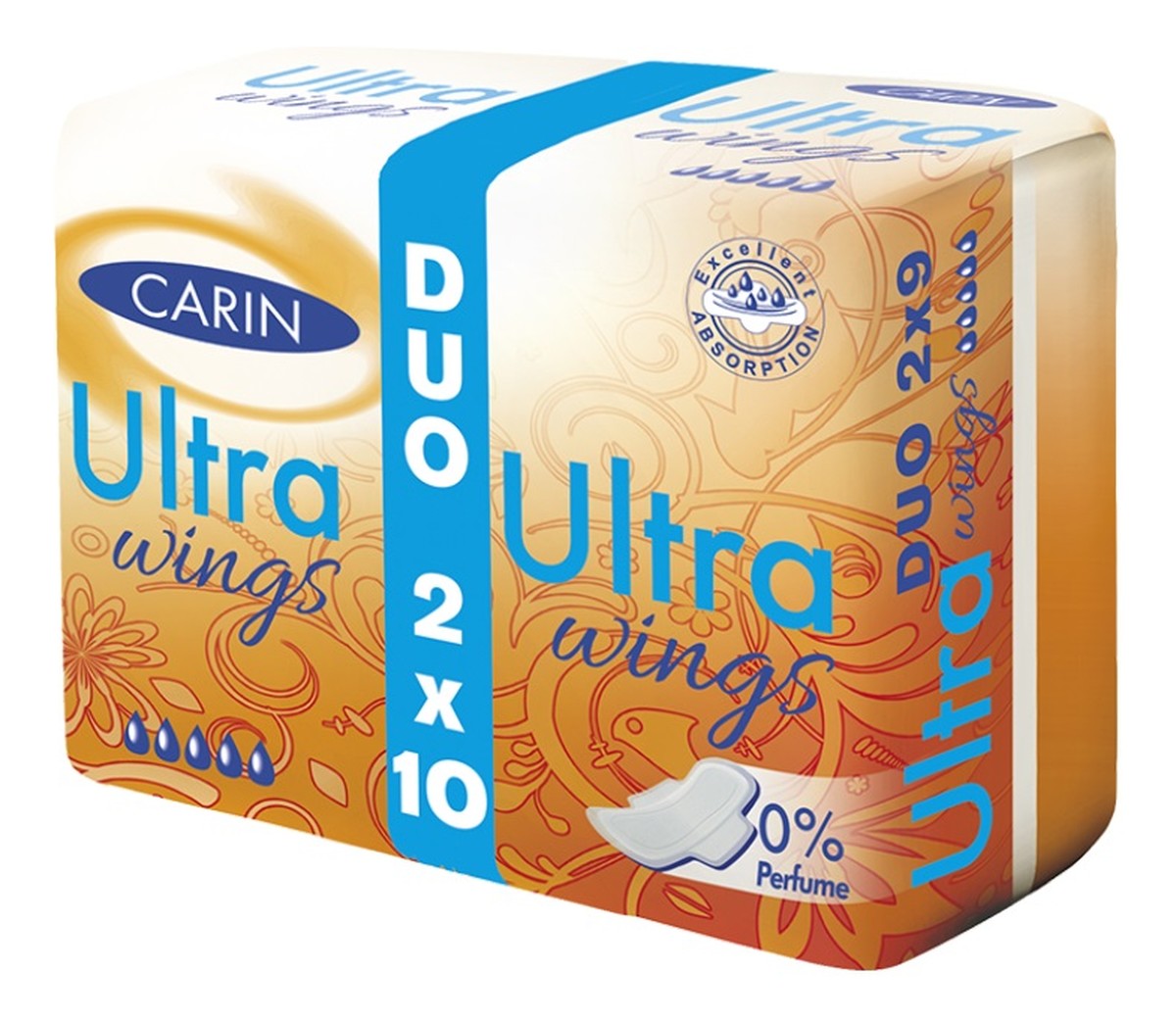 Ultra wings podpaski higieniczne duo pack 2x10szt
