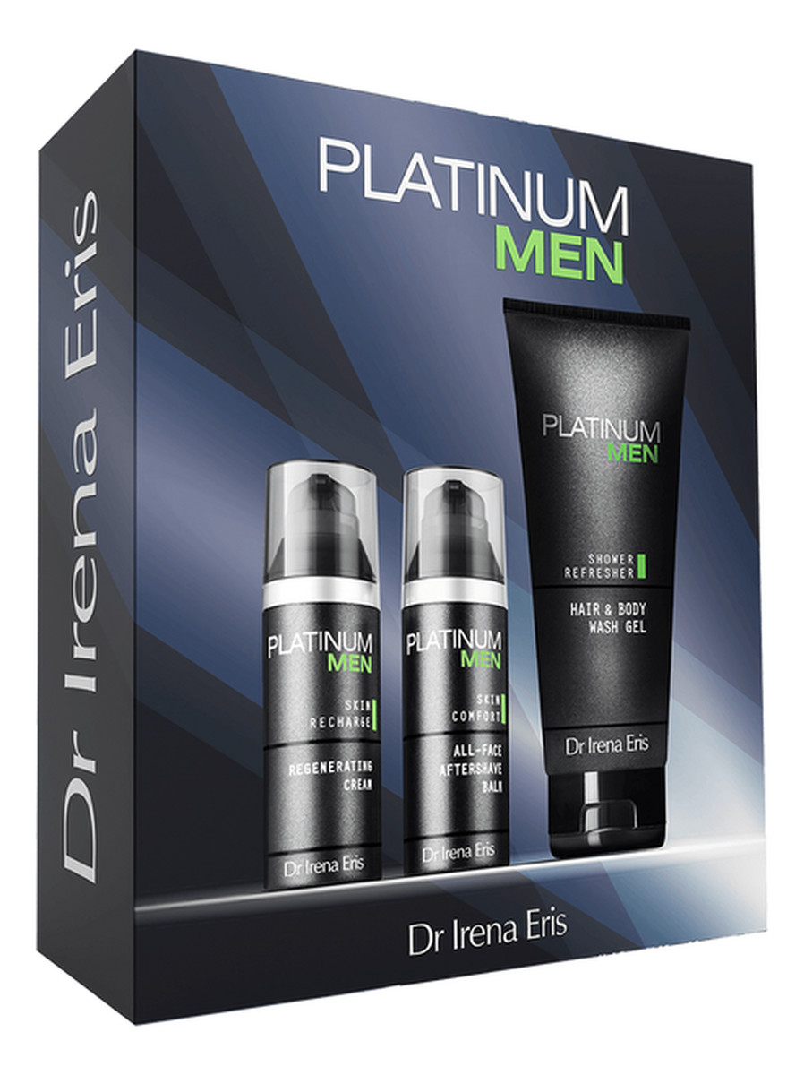 Zestaw Oczyszczający Żel Do Ciała I Włosów 200 ml + Nawilżający Balsam Po Goleniu 50 ml + Krem Regenerujący Do Twarzy 50 ml