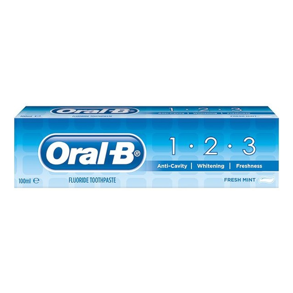 Oral-B 1-2-3 pasta do zębów z dodatkiem fluoru mint 100ml