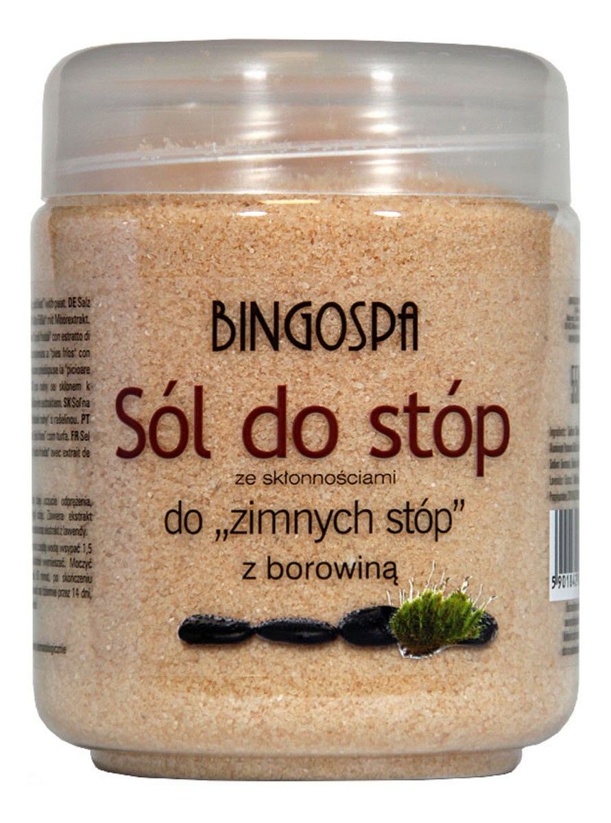 Sól do stóp rozgrzewająca Borowina