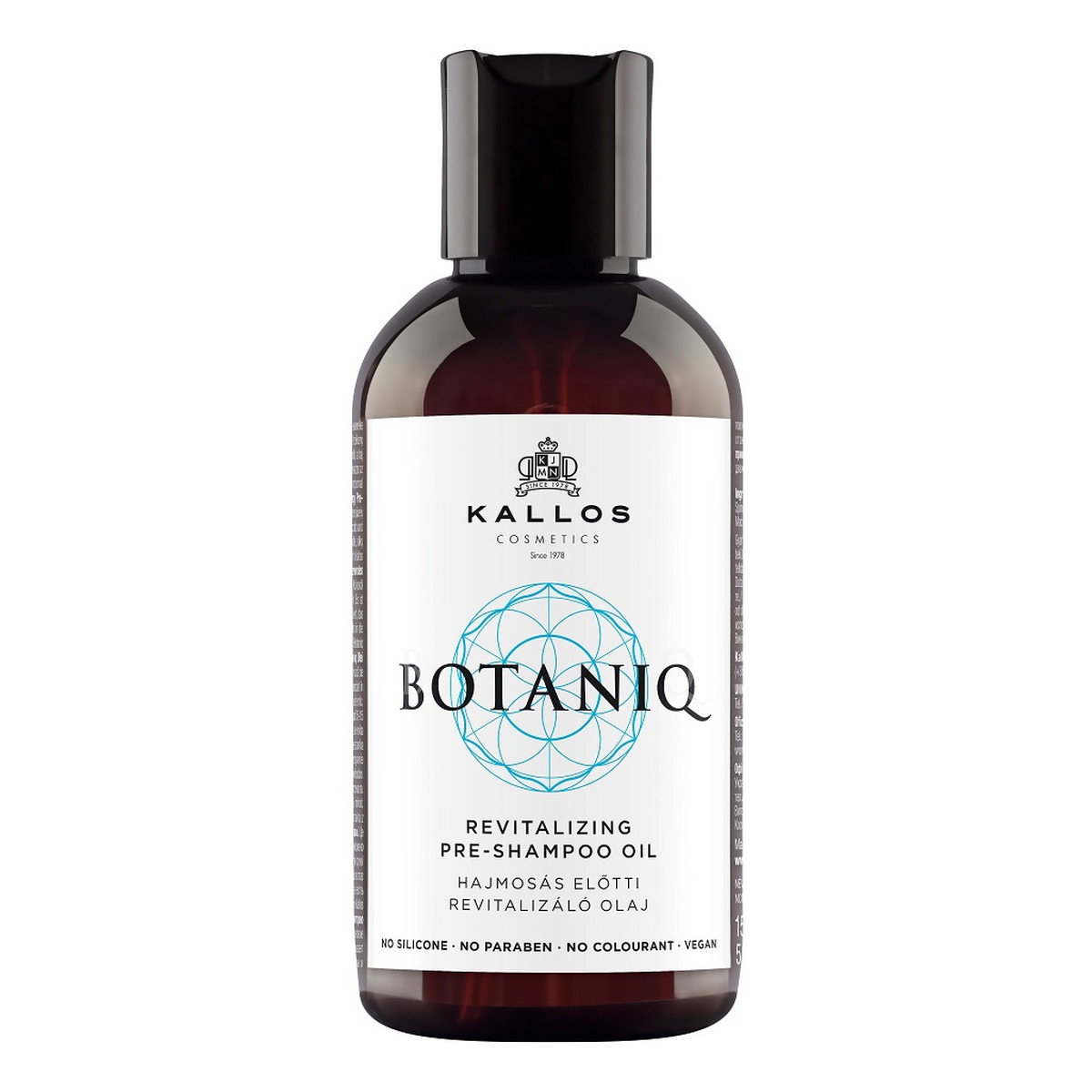 Kallos Botaniq Revitalizing Pre-Shampoo Oil rewitalizujący Olejek do włosów przed myciem 150ml
