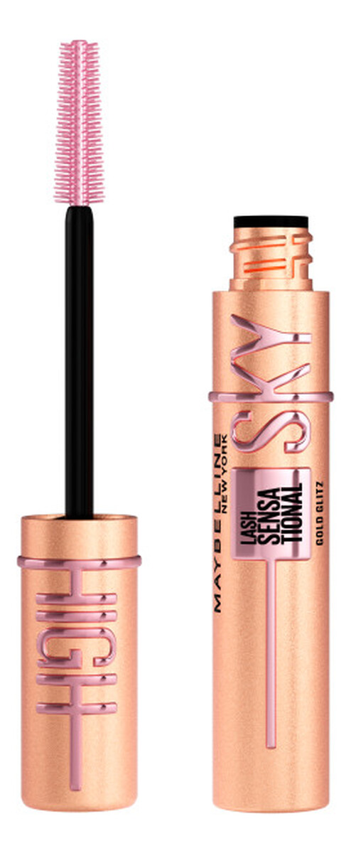 Lash sensational sky high brokatowy topper do rzęs rosegold glitz