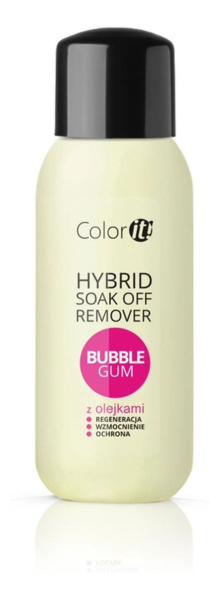 Hybrid Soak Off Remover z olejkami Bubble Gum