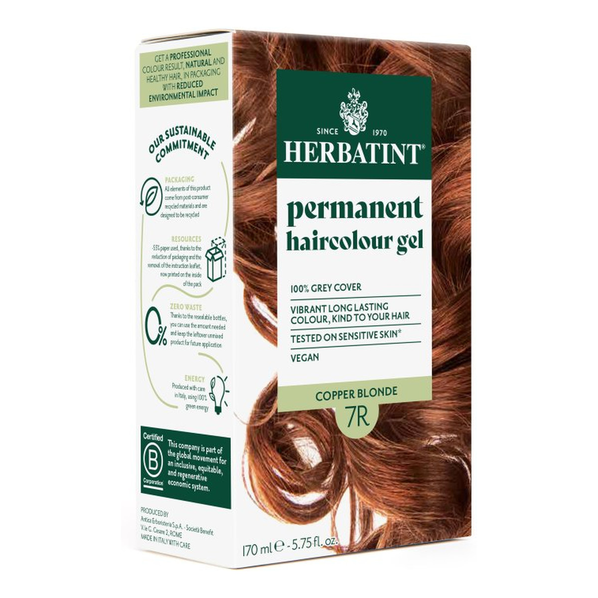 Herbatint Trwała Ziołowa farba do włosów 170ml