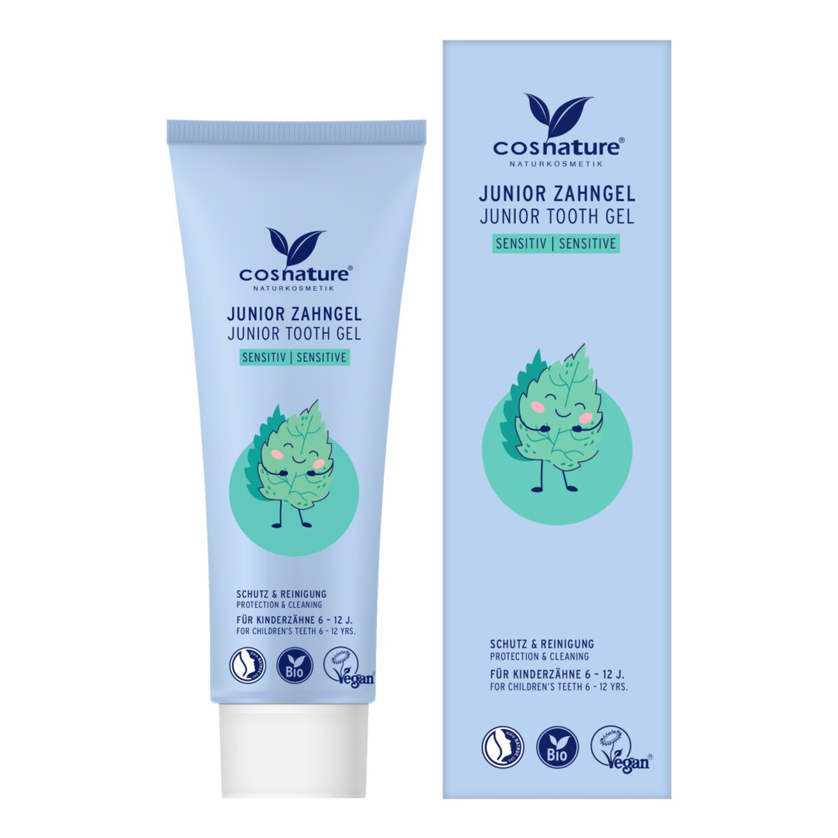 Cosnature Junior Tooth Gel Żel do wrażliwych zębów dla dzieci z rumiankiem i miętą 75ml