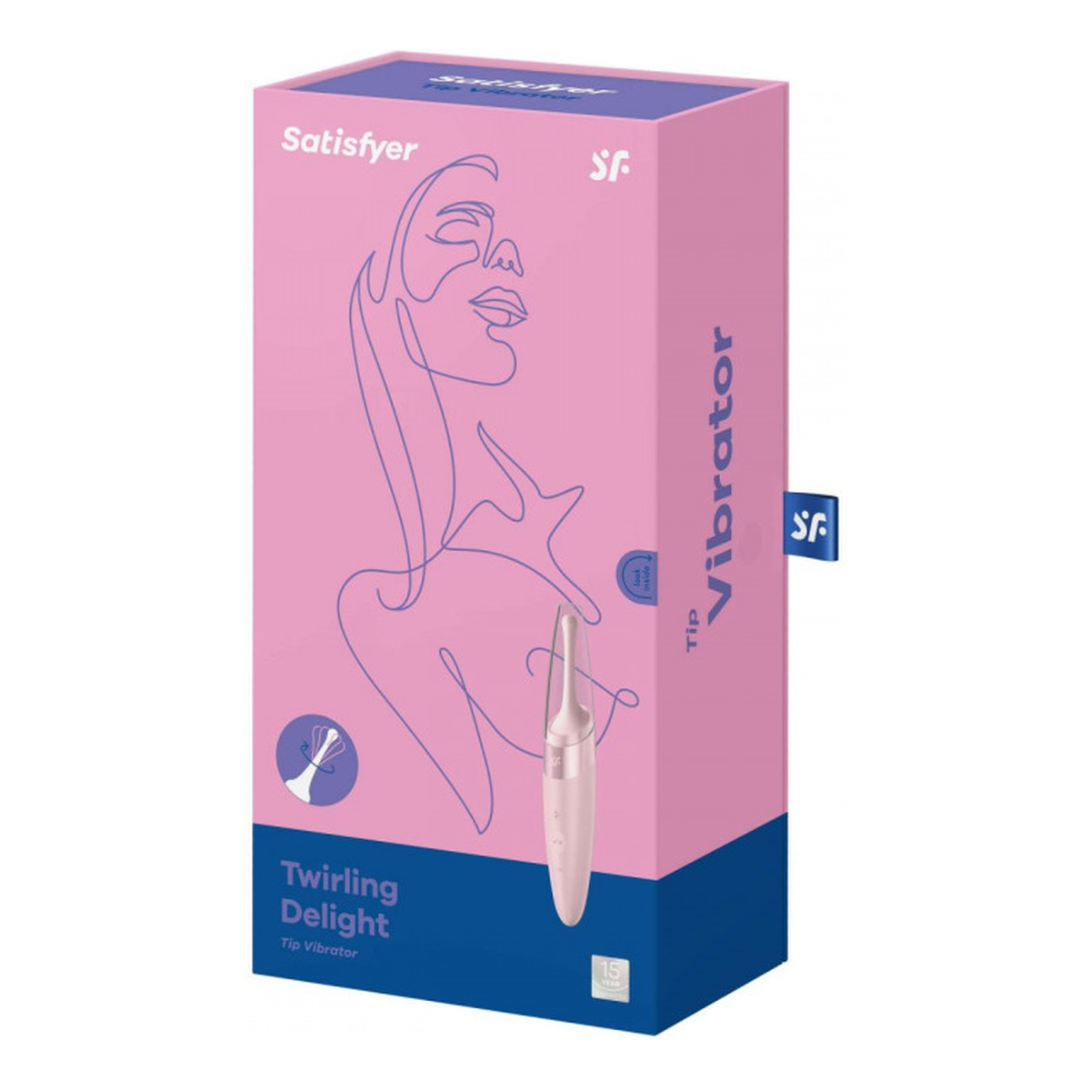Satisfyer Twirling Delight oscylator wibrator punktowy różowy