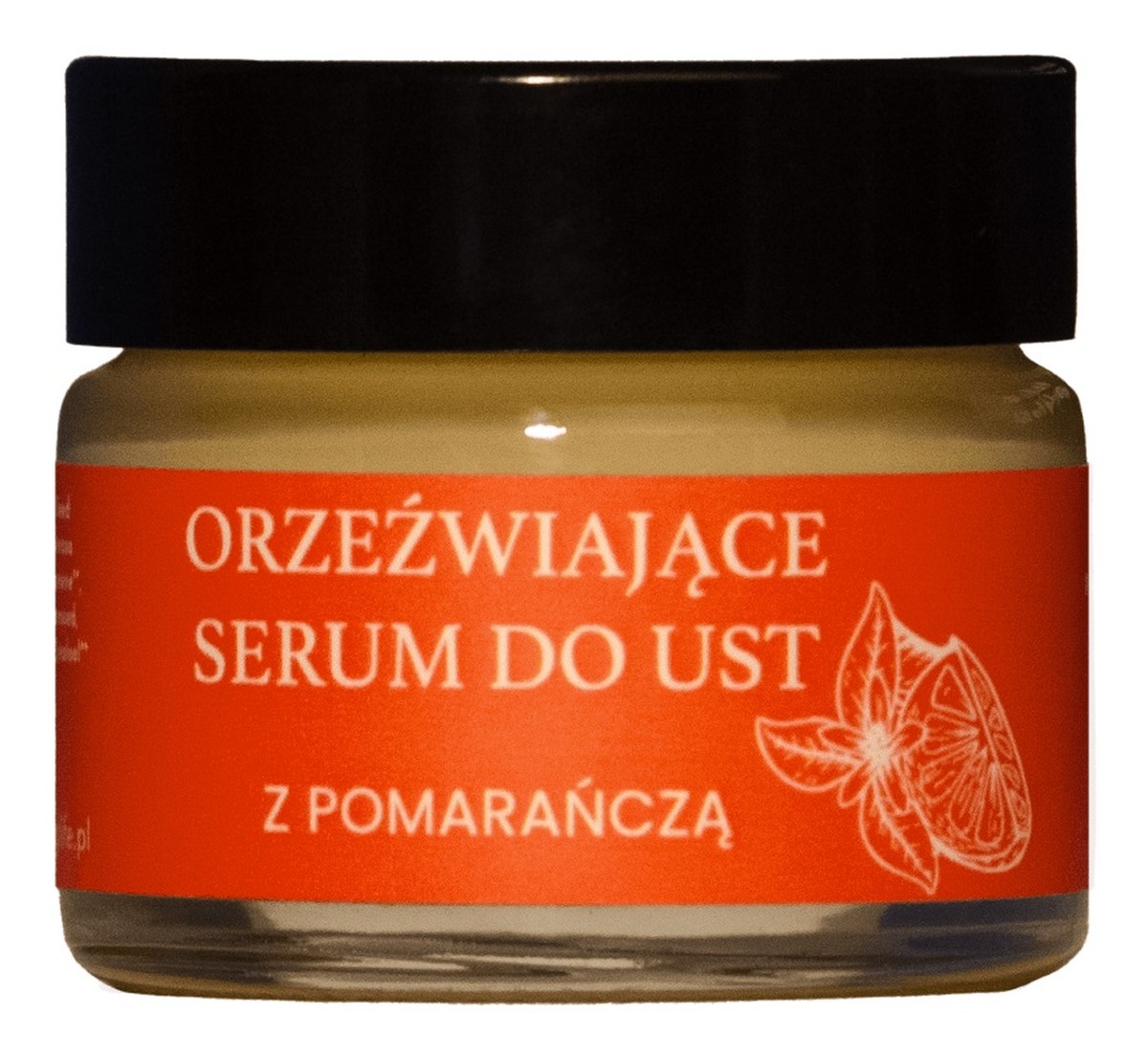 Orzeźwiające serum do ust z pomarańczą