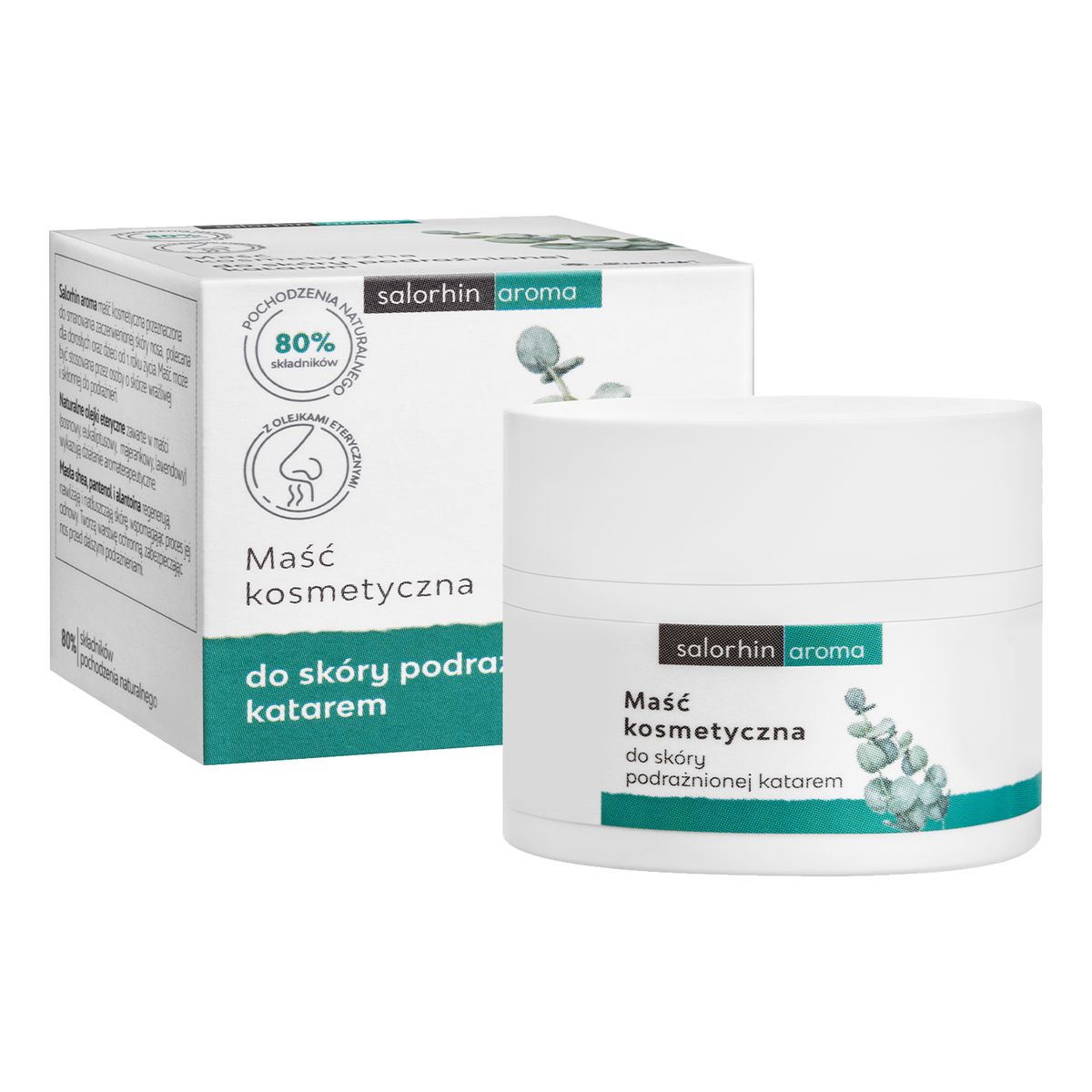 Ziołolek Salorhin Aroma Maść Kosmetyczna do Skóry Podrażnionej Katarem 15ml