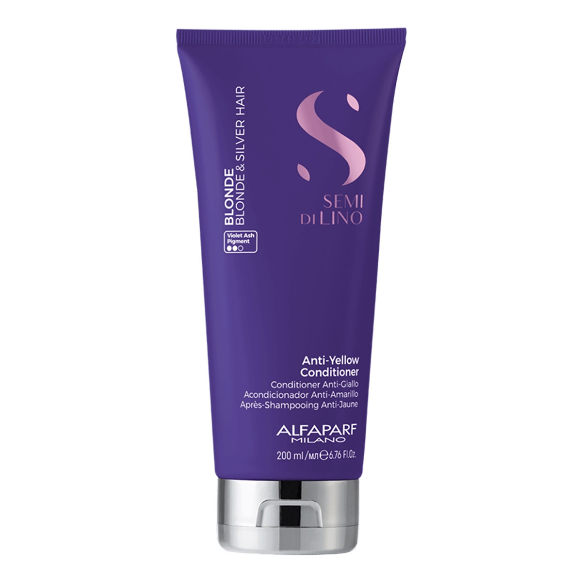 Alfaparf Semi di lino blonde anti-yellow conditioner odżywka do włosów blond i rozjaśnianych 200ml