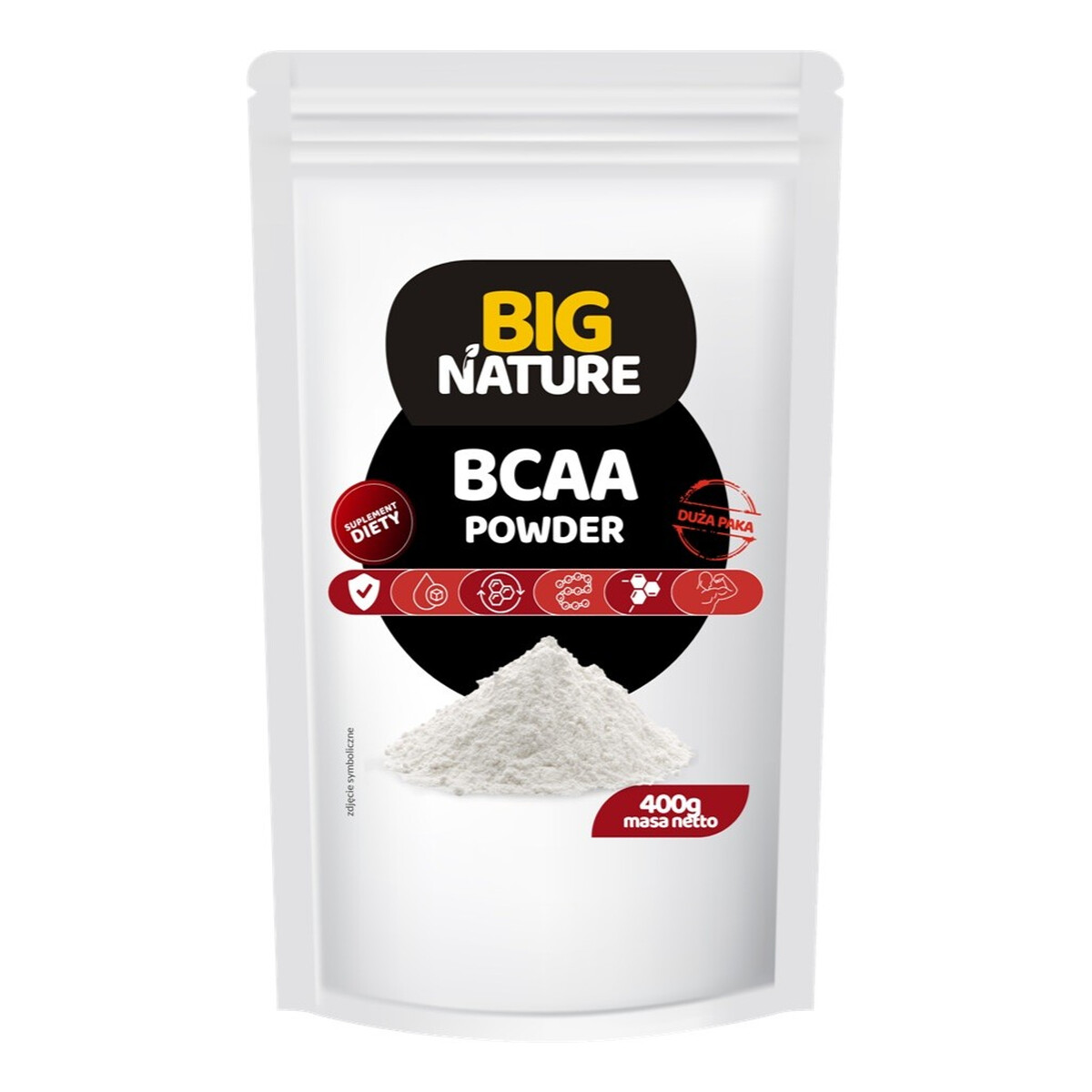 Big Nature Bcaa 2:1:1 aminokwasy suplement diety 400g