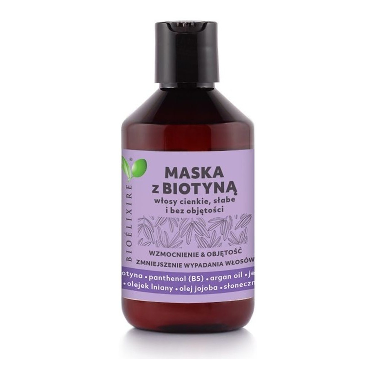 Bioelixire Biotyna Vegan Maska do włosów cienkich i słabych 300ml