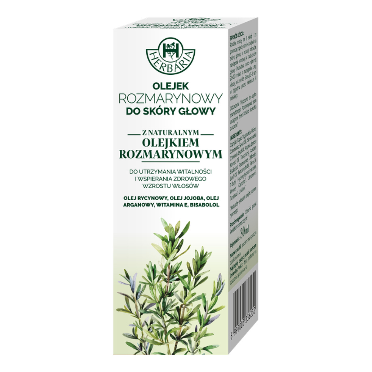 Banfi Herbaria Olejek rozmarynowy do skóry głowy 30ml