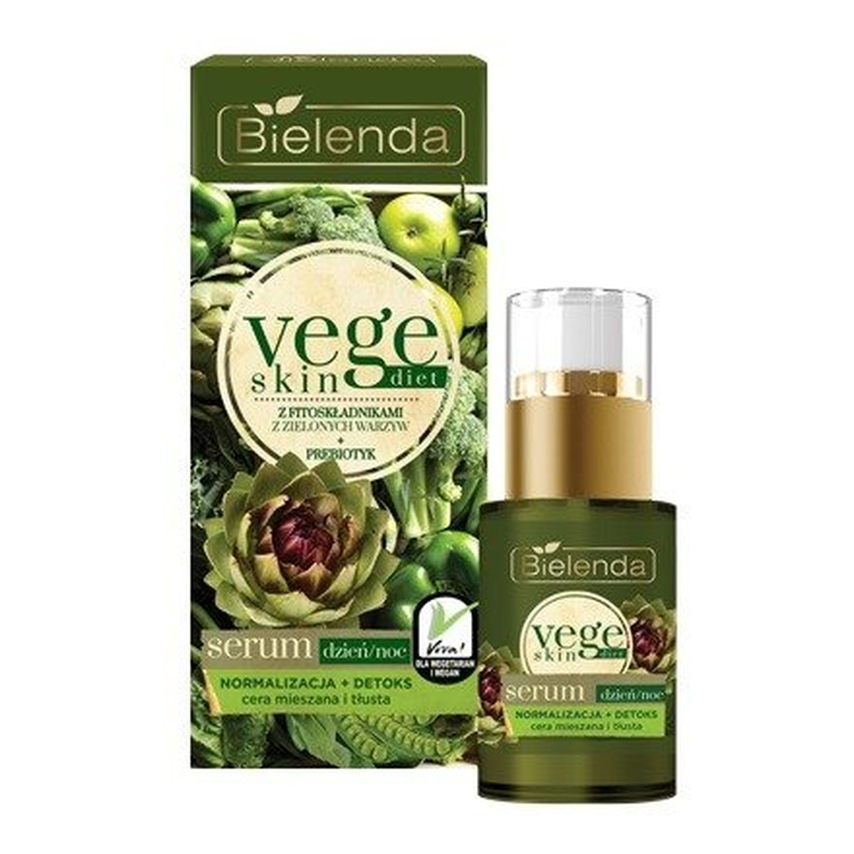 Bielenda Vege Skin Diet serum Normalizacja + Detoks cera mieszana i tłusta 15ml