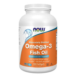 Omega-3 fish oil olej rybi omega-3 suplement diety 500 kapsułek