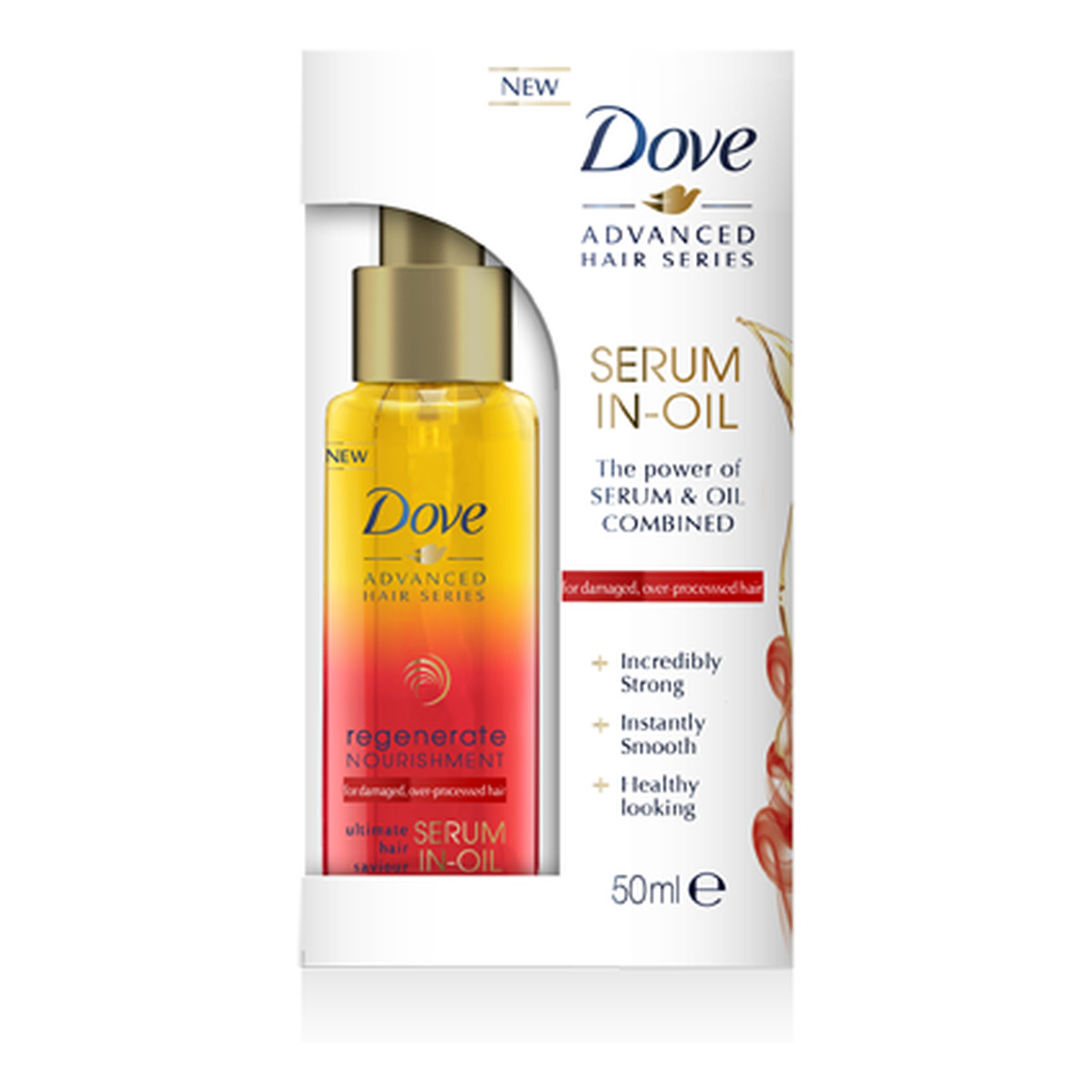 Dove Regenerate Nourishment Serum i Olejek 2w1 50ml