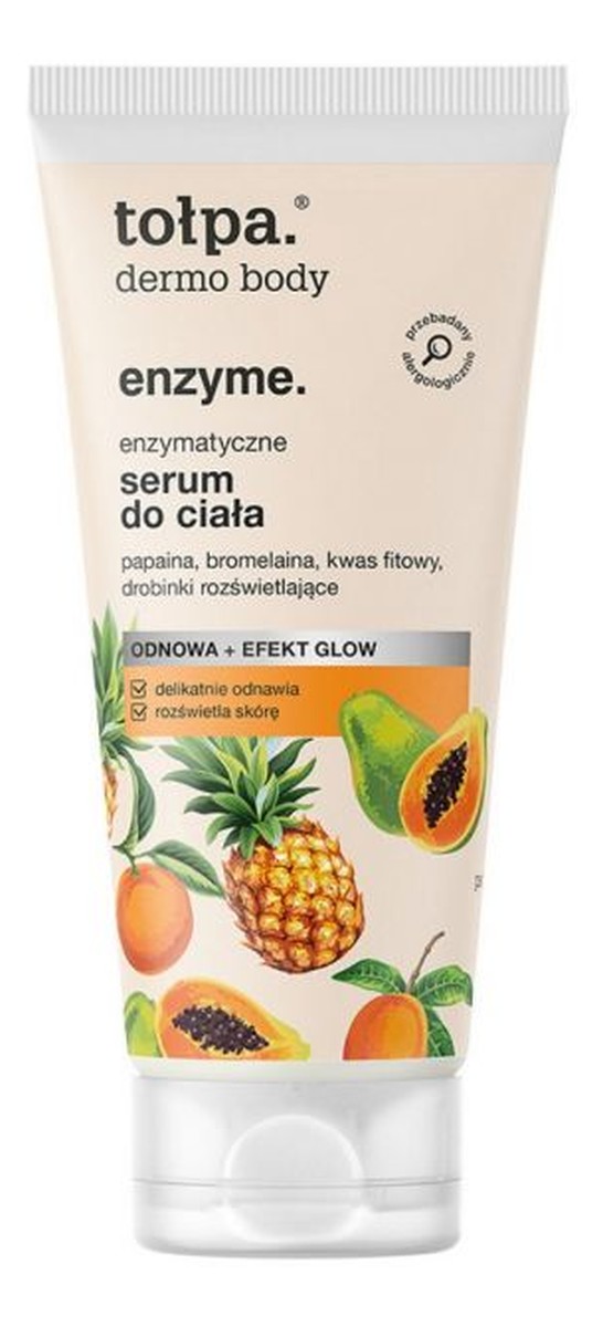 Enzymatyczne serum do ciała