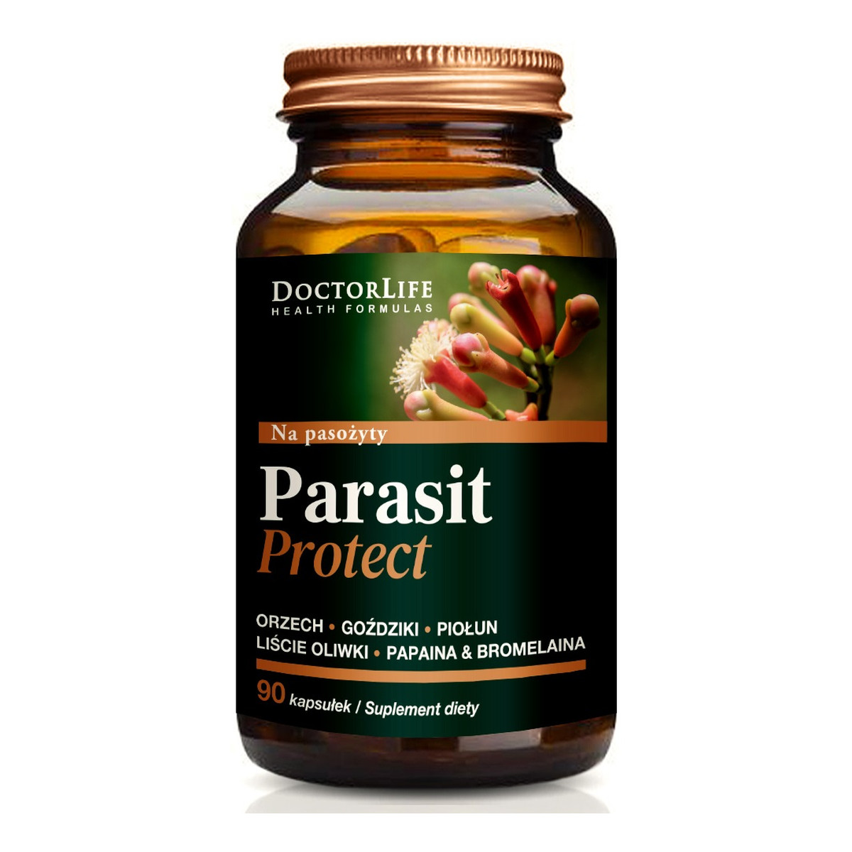Doctor Life Parasit protect wsparcie jelit 600mg suplement diety 90 kapsułek