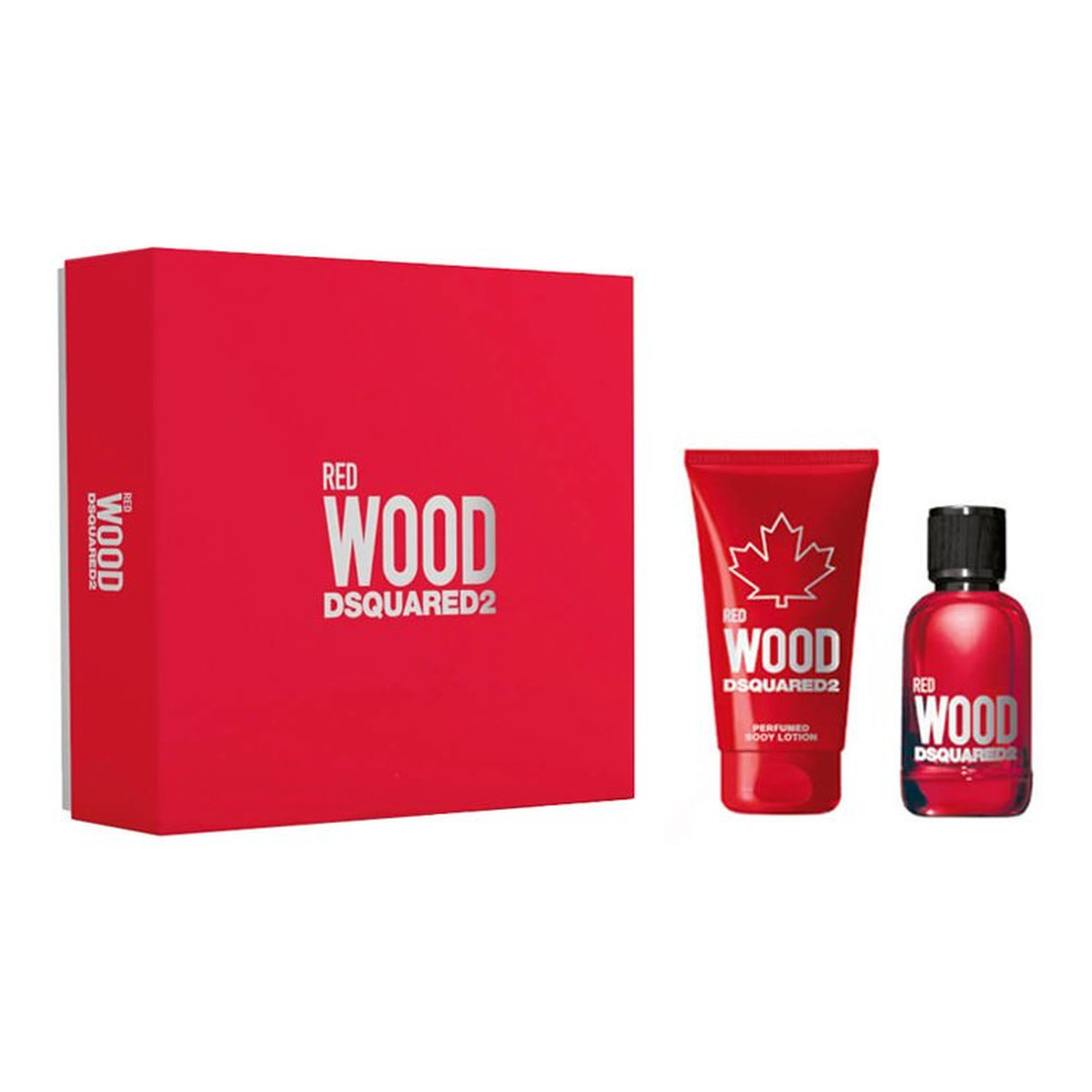Dsquared2 Red Wood Pour Femme Zestaw woda toaletowa spray 100ml + balsam do ciała 150ml