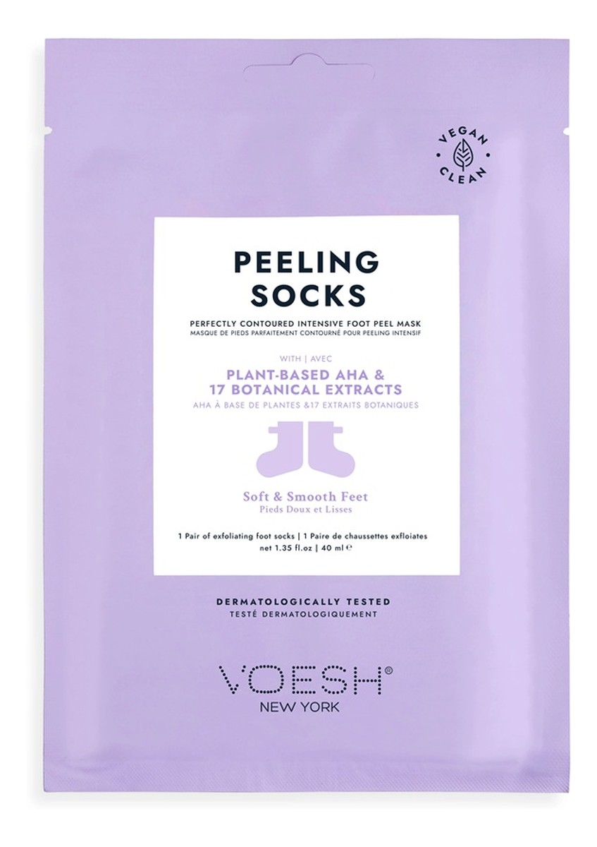 Peeling socks skarpetki złuszczające z ekstraktem z lawendy 1 para