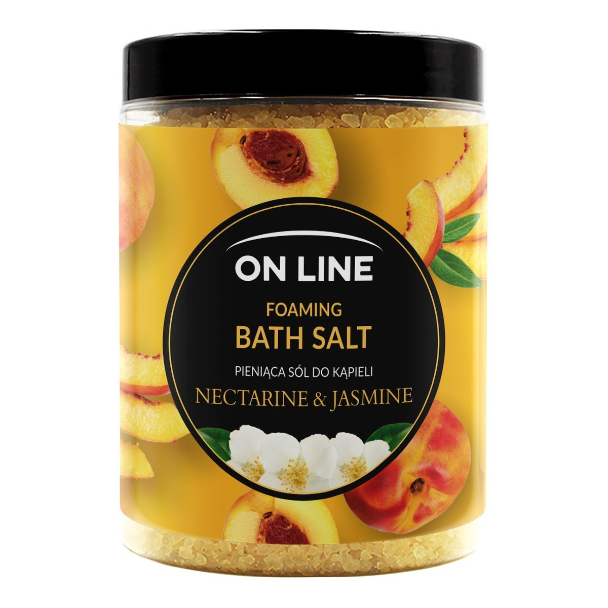 On Line Pieniąca Sól do kąpieli Nectarine & Jasmine 1200g