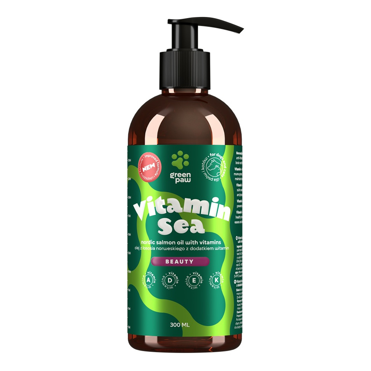 Green Paw Vitamin Sea Olejek dla zwierząt 300ml